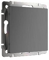 Заглушка без рамки Werkel графит рифленый картинка